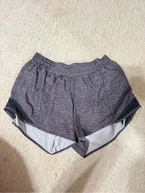 Lululemon Women's Gray Athletic Shorts - Brand Not Visible